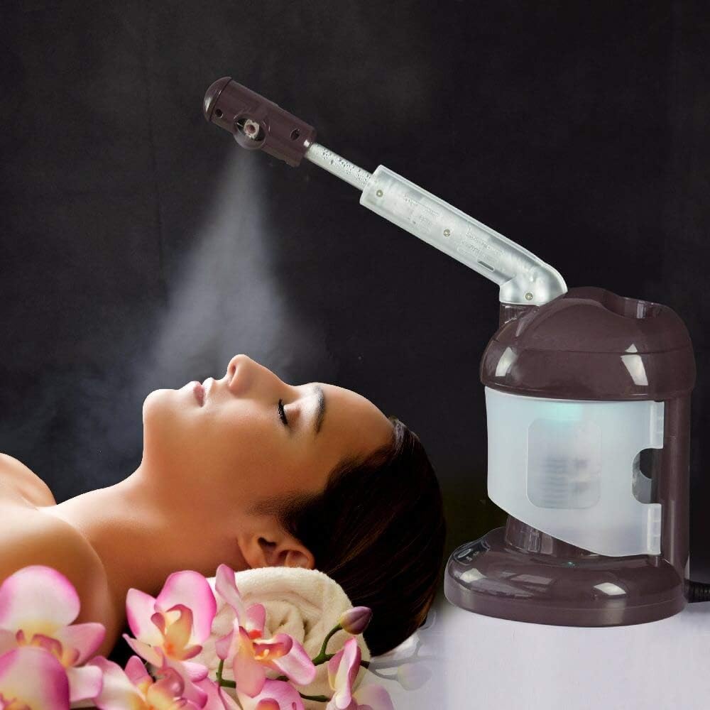 White Nano Ionic Facial Steamer with Extendable Arm A4572