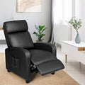 Moccha Massage Recliner Chair Ergonomic Adjustable Single Sofa with Padded Seat Backrest Footrest Remote Control C503773