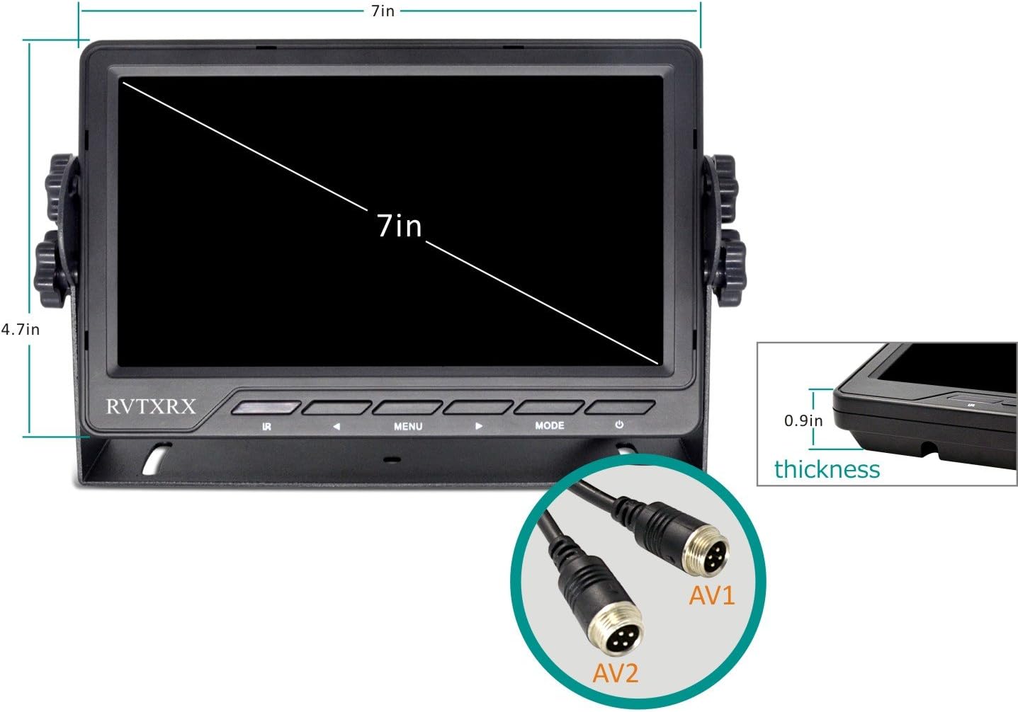 7 inch Backup Camera System with Night Vision M39898