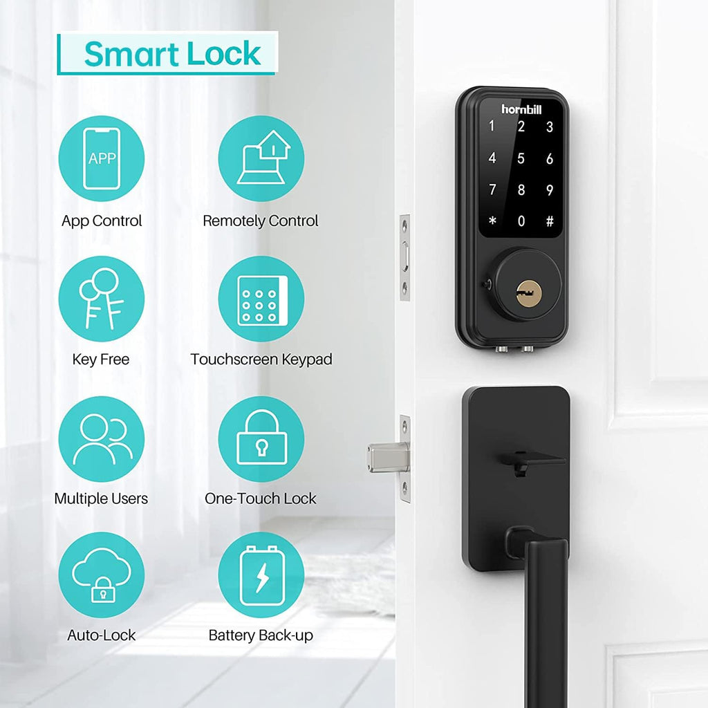 Smart Door Lock with Keypad Deadbolt Digital Electric Door Lock R7382