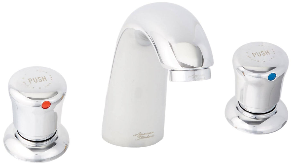 Polished Chrome Metering Widespread Faucet B478