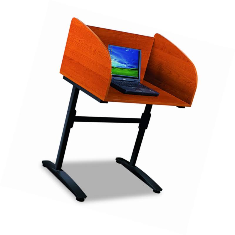 Carrel desk rectangular rich cherry D160548