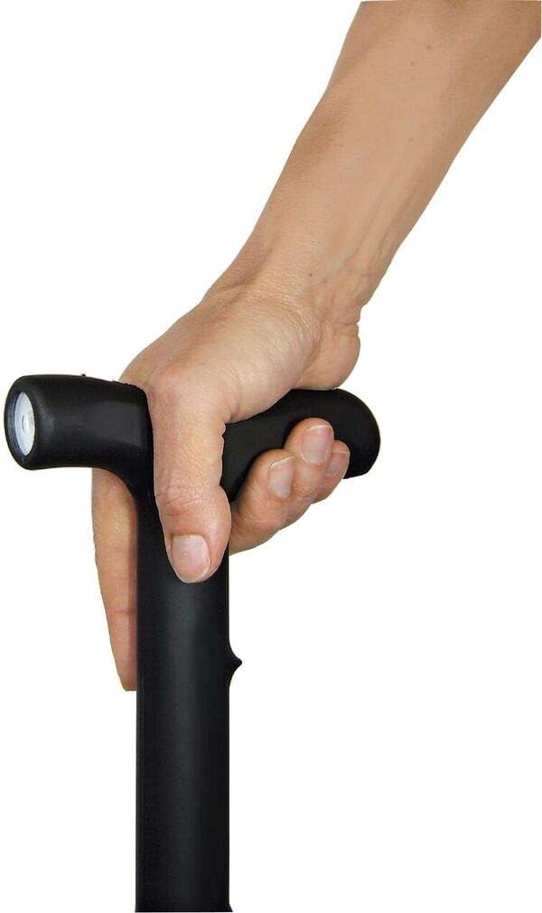Walking Cane with Stun Device and LED Flashlight I635