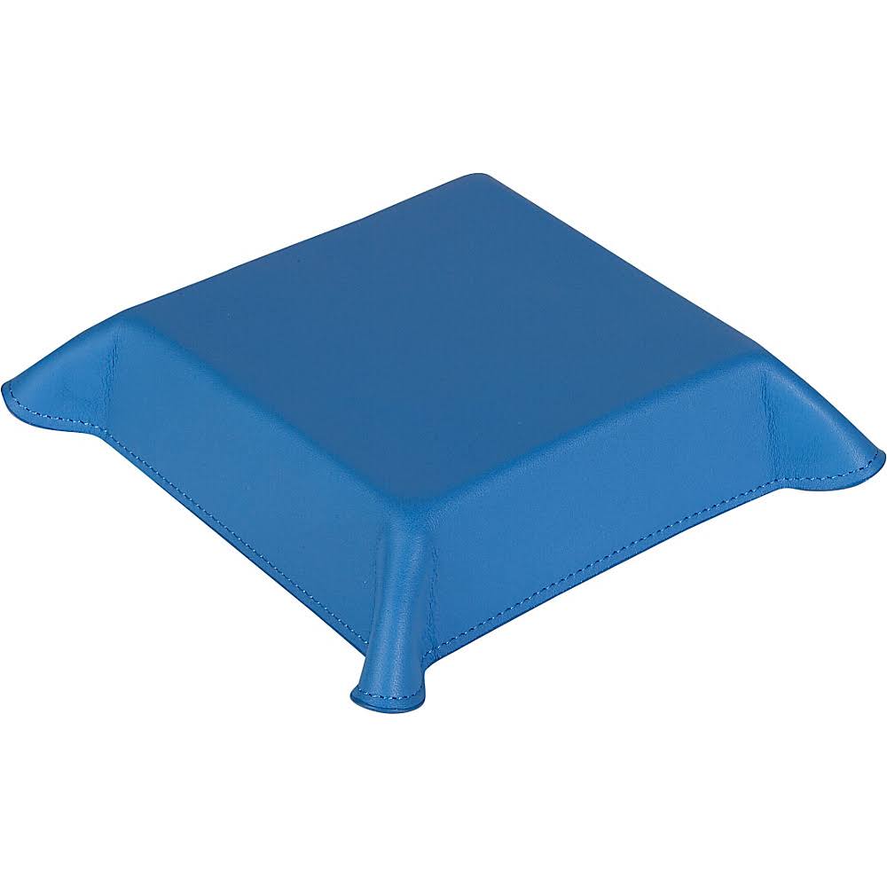 Navy Blue Leather Valet Tray O138