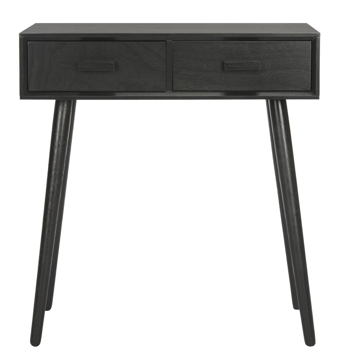 Black 2 Drawer Console W828929