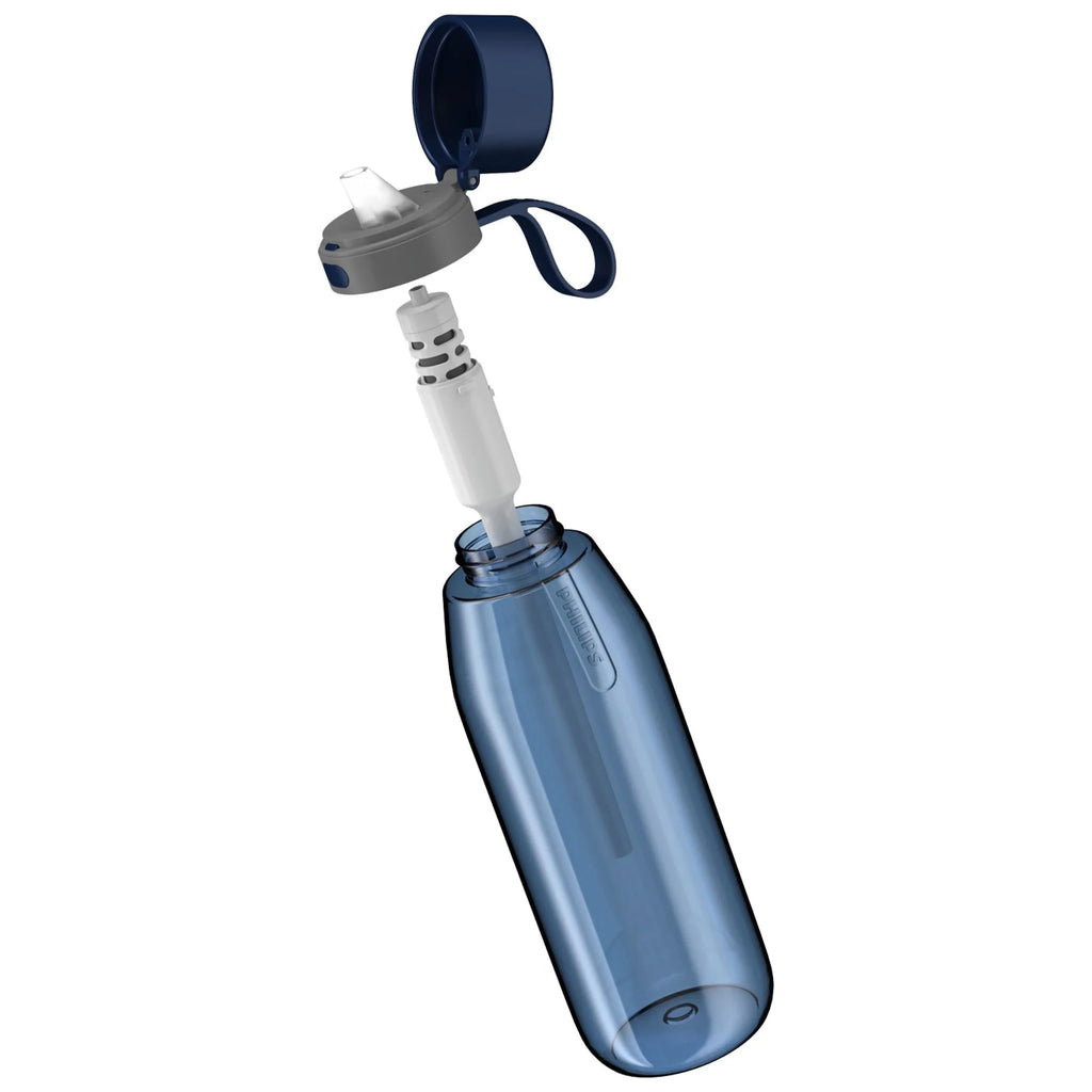 Navy Blue Tritan Water Bottle With Filter, 36 Oz J342570