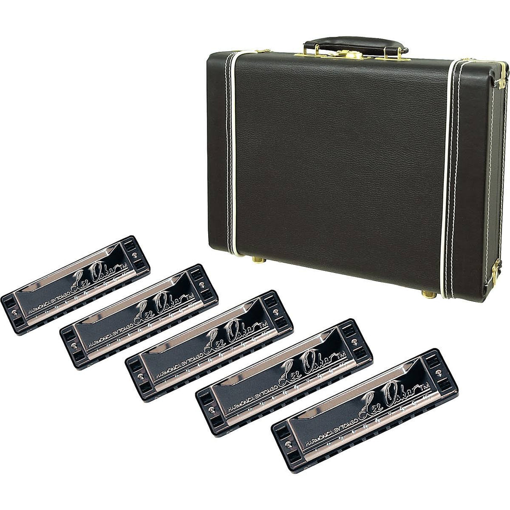 5-Pack Harmonica with Case M2468