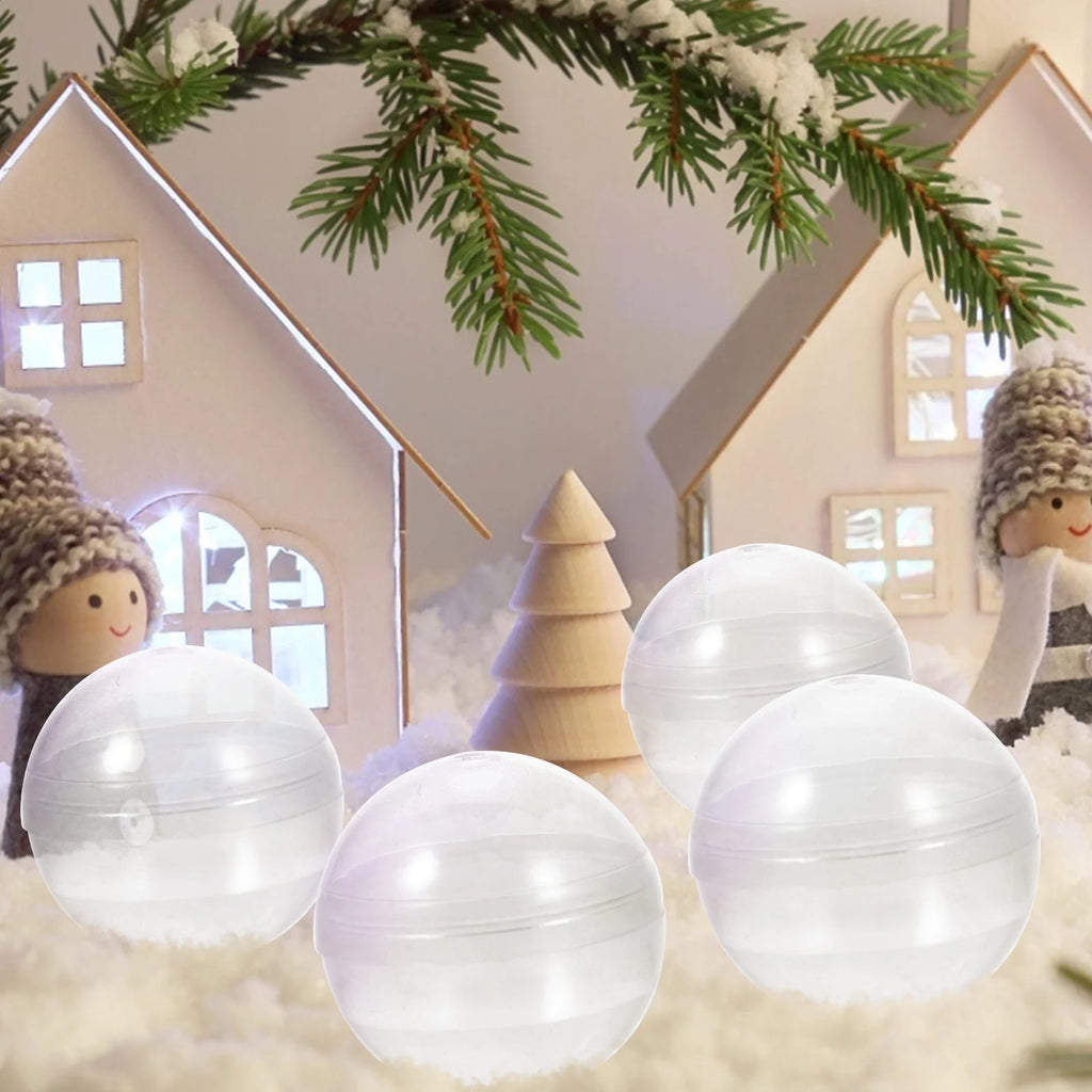 100 pcs Clear Plastic Fillable Balls C316