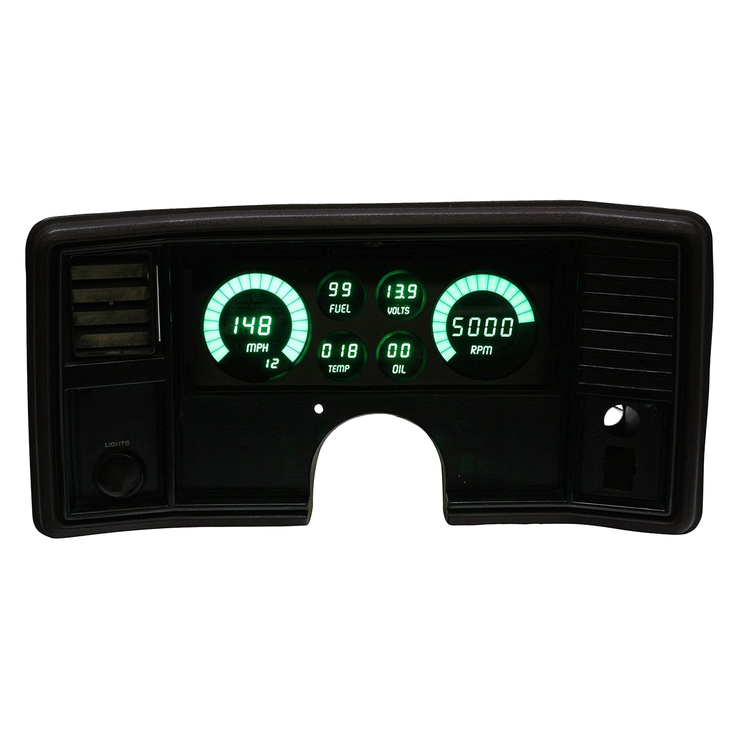 Red LED Digital Dash Gauge Panel Z668372
