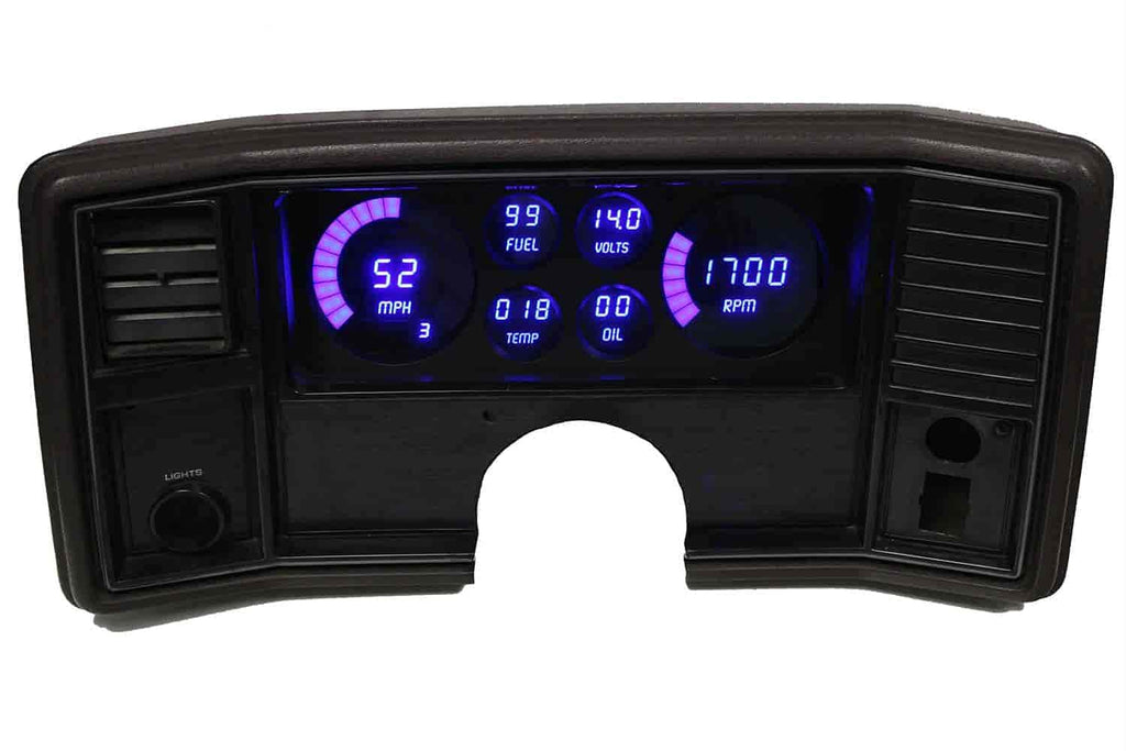 Red LED Digital Dash Gauge Panel Z668372