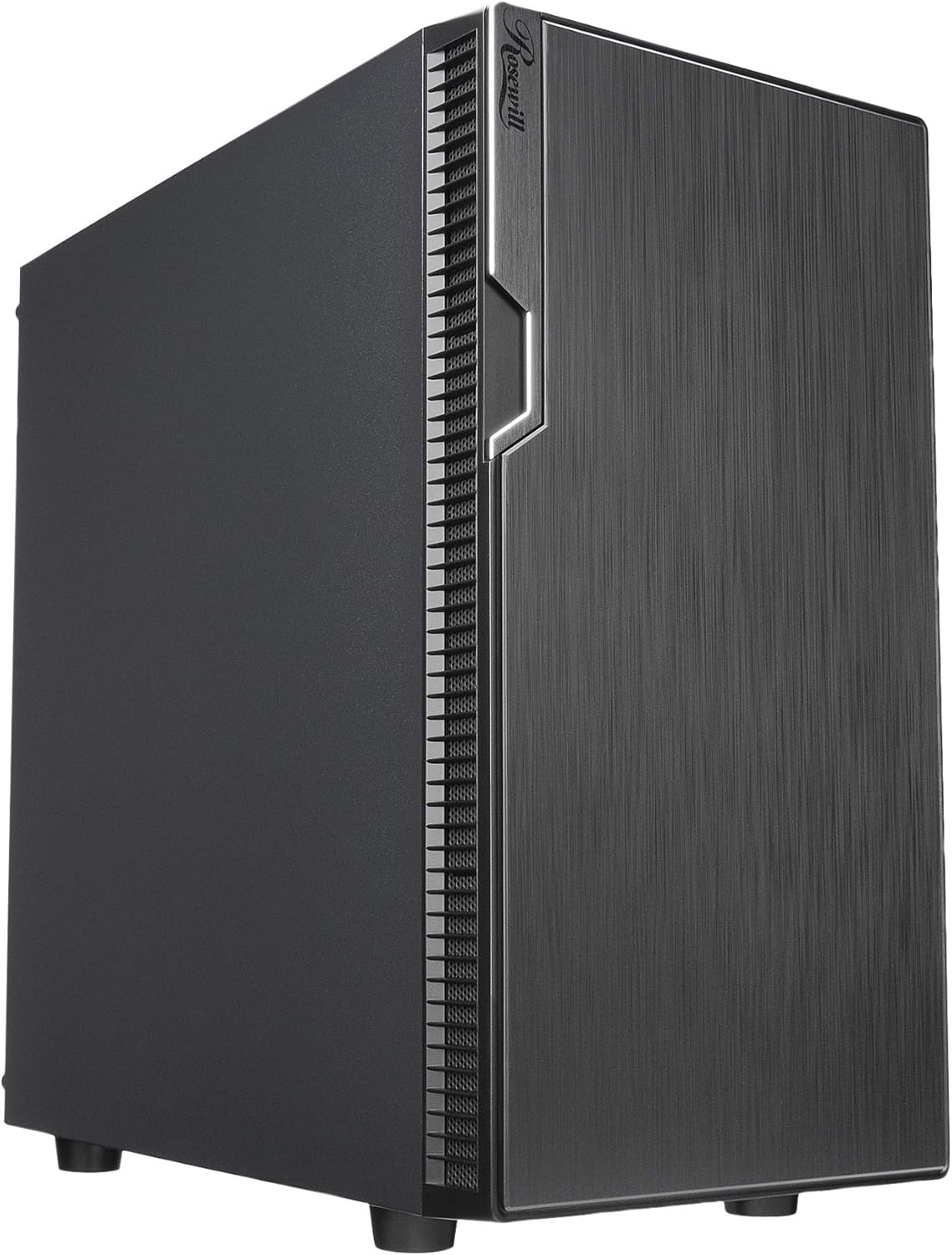 Rosewill FBM-X2 Micro ATX Mini Tower PC Computer Case with 1 Pre-Installed Fan Pack of 2 T757474