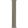 4x22 x 10& Non-Tapered Fluted Aluminum Column with Capital T9742