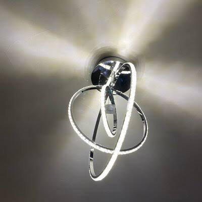 18.2x22 LED Semi Flush Mount Light W758