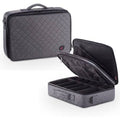 Grey Makeup Case Cosmetic Travel Storage Organizer Bag with Dividers J749669