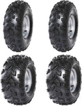 2Pcs 19x7-8 Front and 2Pcs 18X9.5-8 Rear Tubeless Wheel Tire With Rim V9545