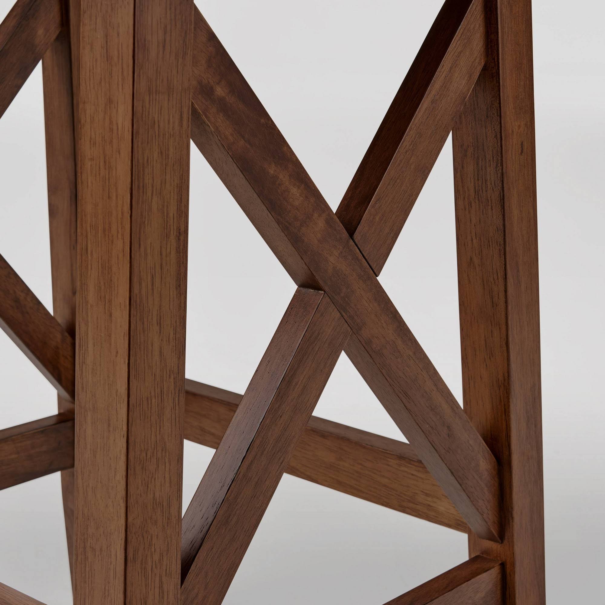 Walnut Wooden Barstools Set of 2 J2495