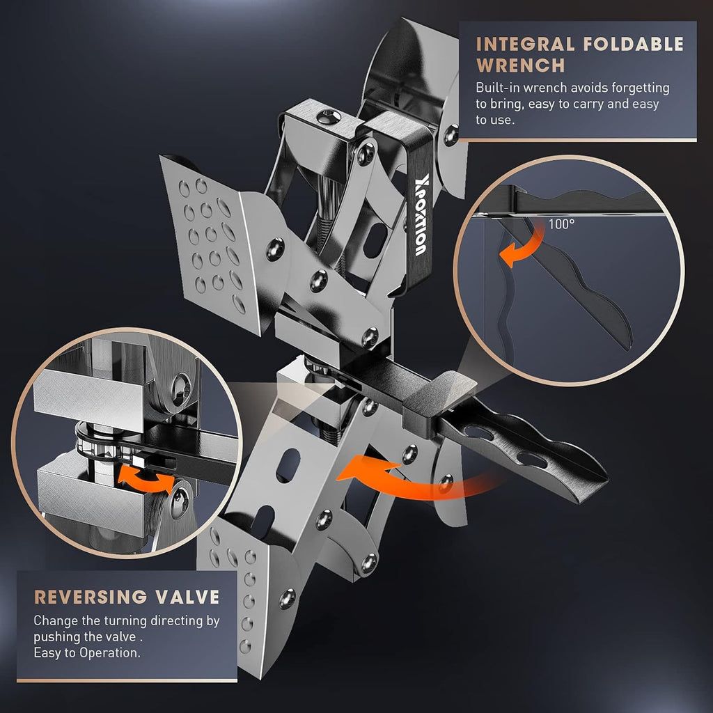 X-Shaped Wheel Stabilizer, 2 Sets Tire Chocks Y410