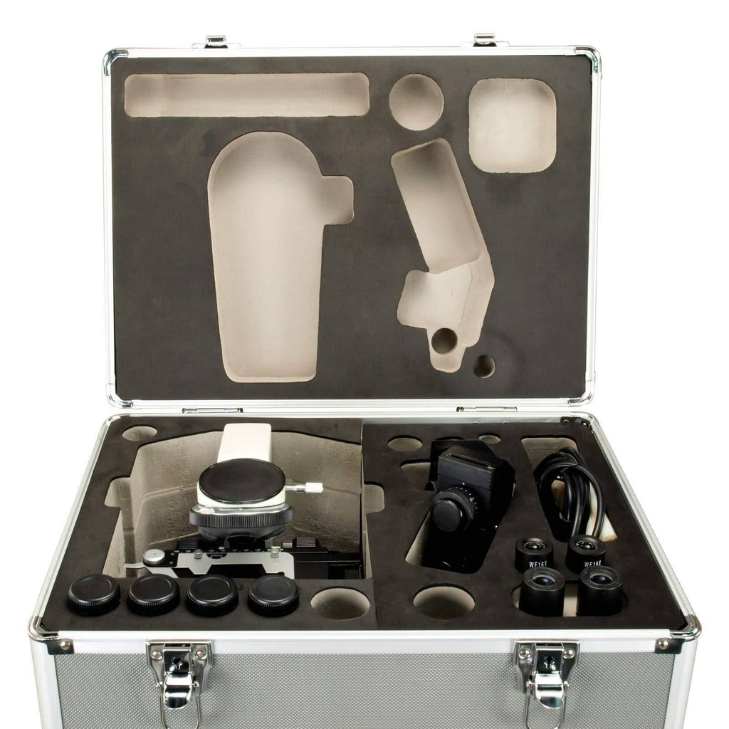 40X-1600X Compound Binocular Microscope with Aluminum Carrying Case R39719