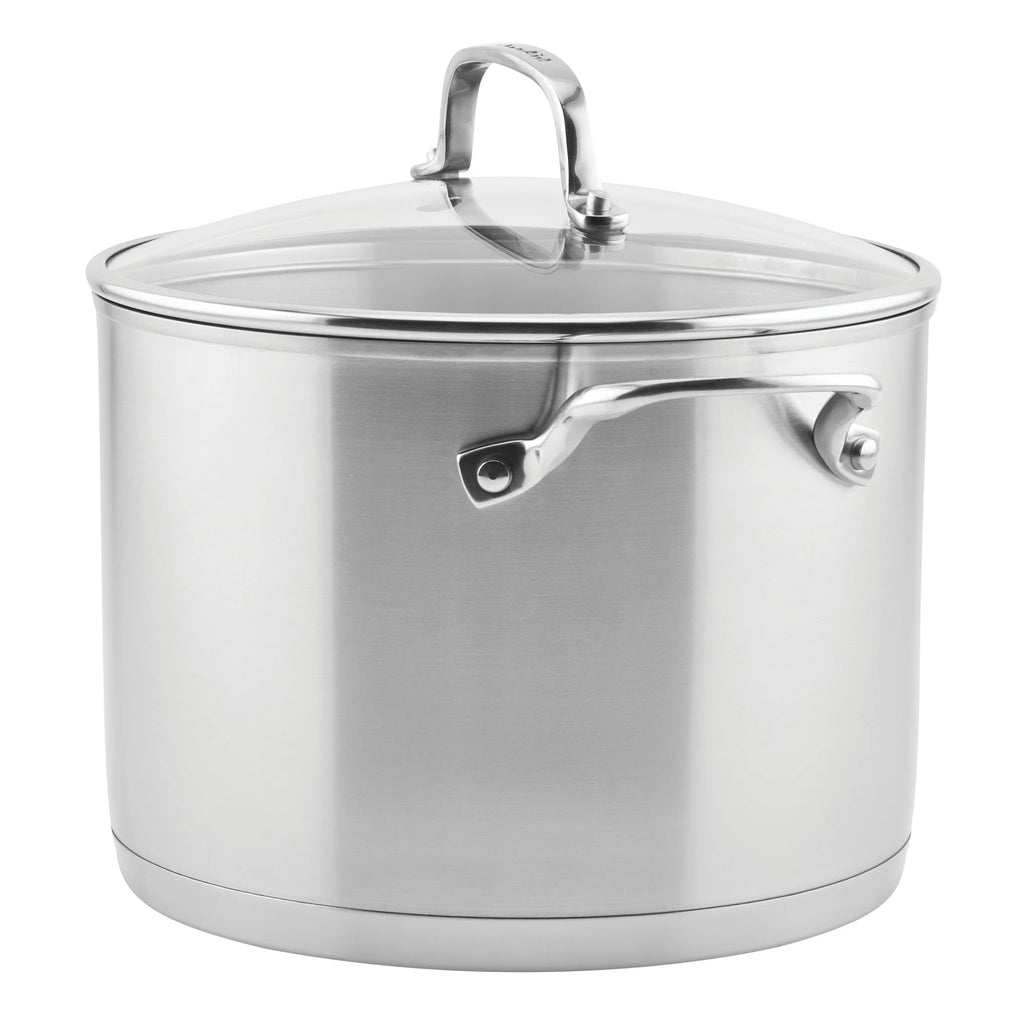 3-Ply Stainless Steel Induction Stockpot with Lid, 8 Quart L209893