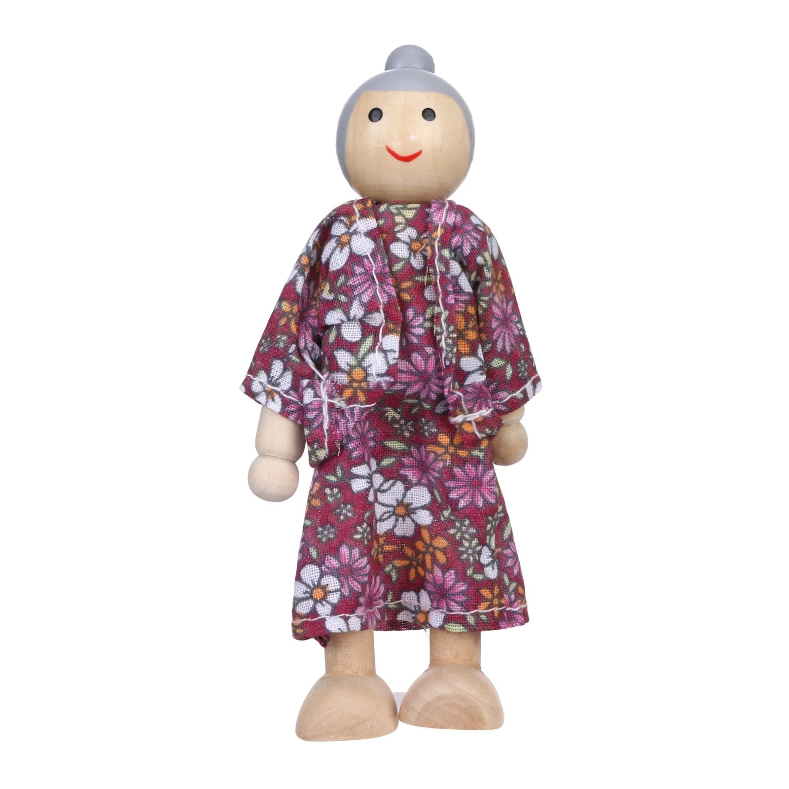Wooden Dolls Family Playset Set of 6 Y490