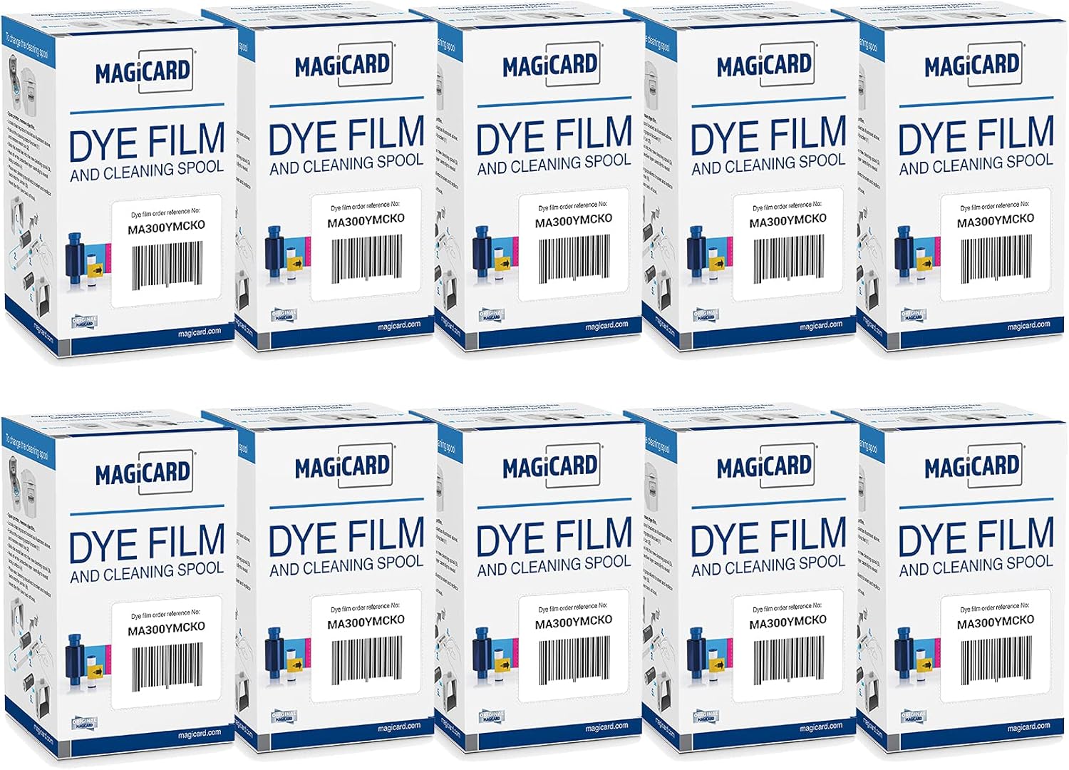Color Ribbon - YMCKO - 300 Prints H38354