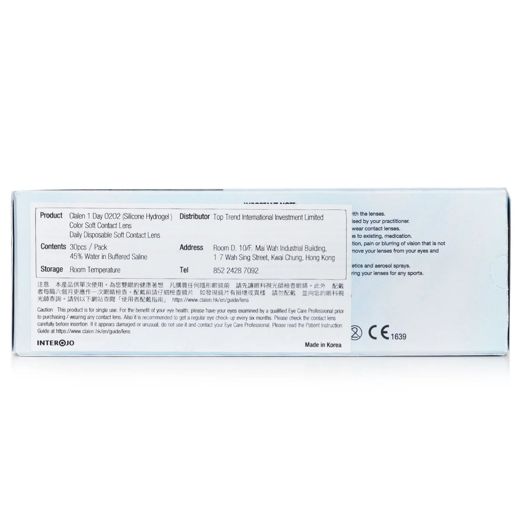 5pcs Daily Clear Contact Lenses C711375