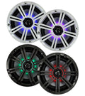 6.5x22 390W LED Marine Audio Coaxial Speakers M798278
