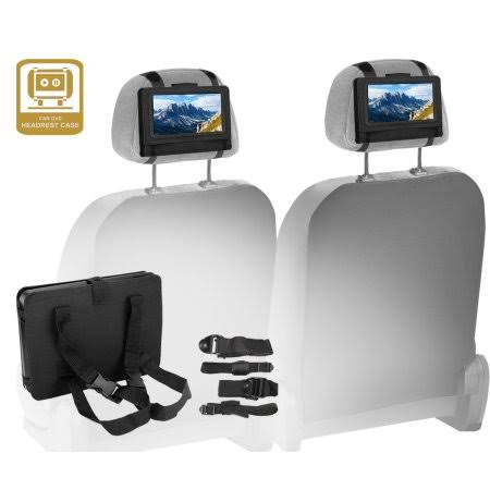 Portable 7 inch Dual Screen DVD Player with Rechargeable Battery Y36740