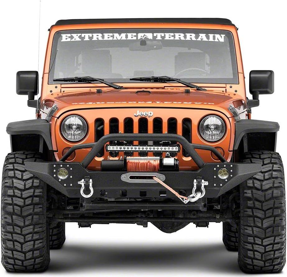 Front Bumper with LED Fog Lights and 20-Inch LED Light Bar F51355