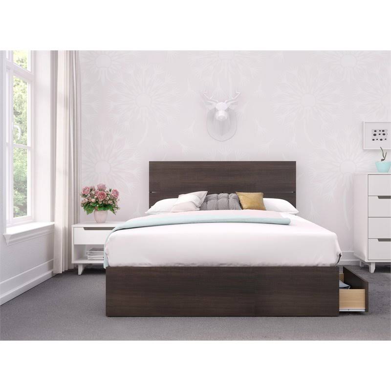 3 Piece Full Size Bedroom Set Ebony White D229430