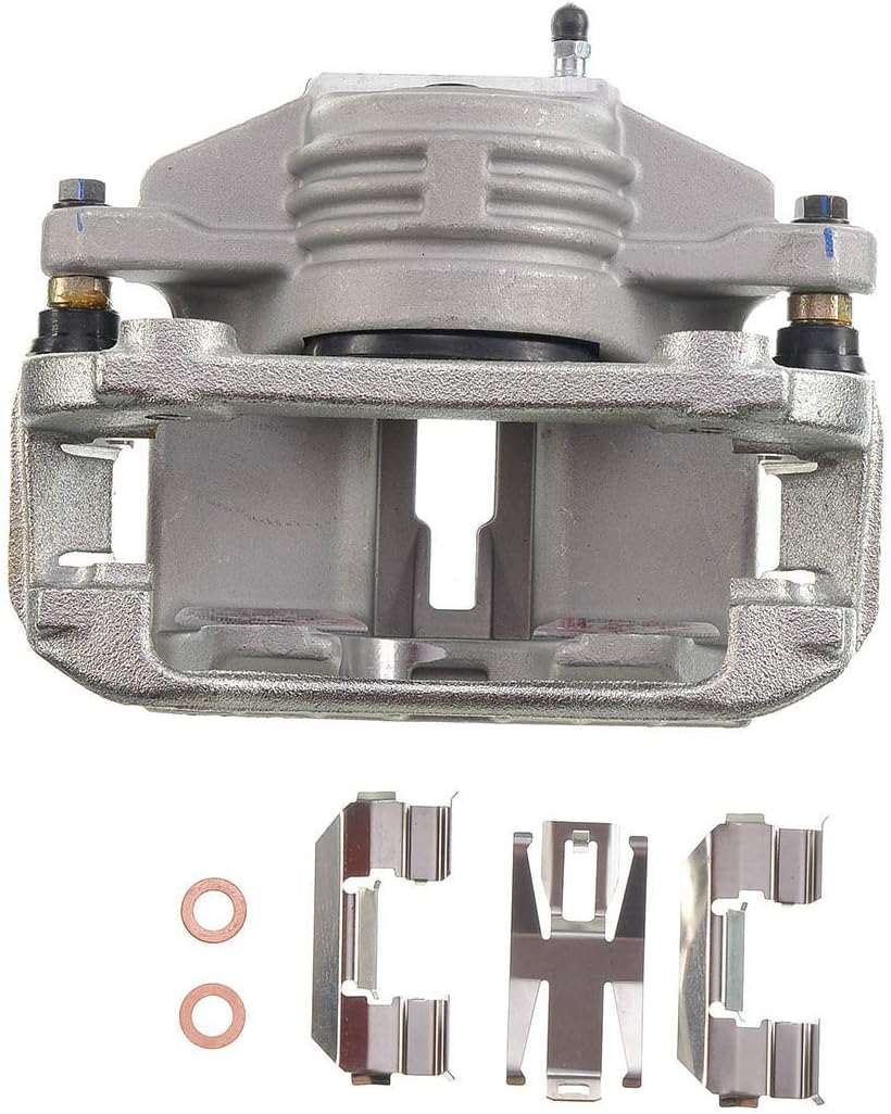 Disc Brake Caliper Assembly with Bracket Front Left Driver Side Pack of 2 X108