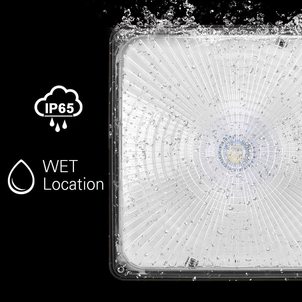 40W LED Canopy Area Light 6 Pack 5000K I9897