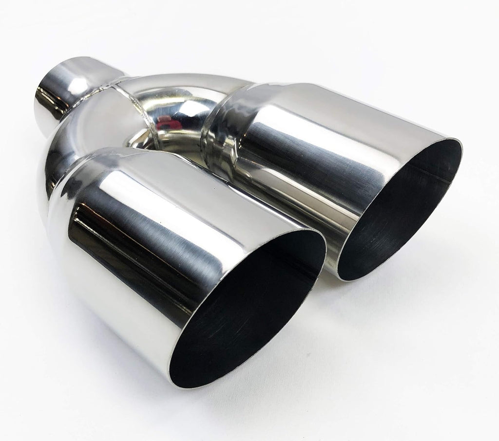 Stainless Slant Exhaust Tip Pack of 2 Q68414