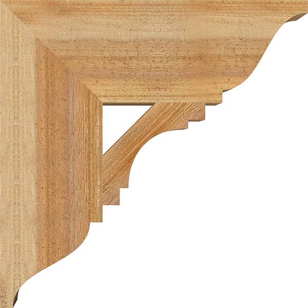 6x22W x 18x22D x 18x22H Western Red Cedar Bracket U3487