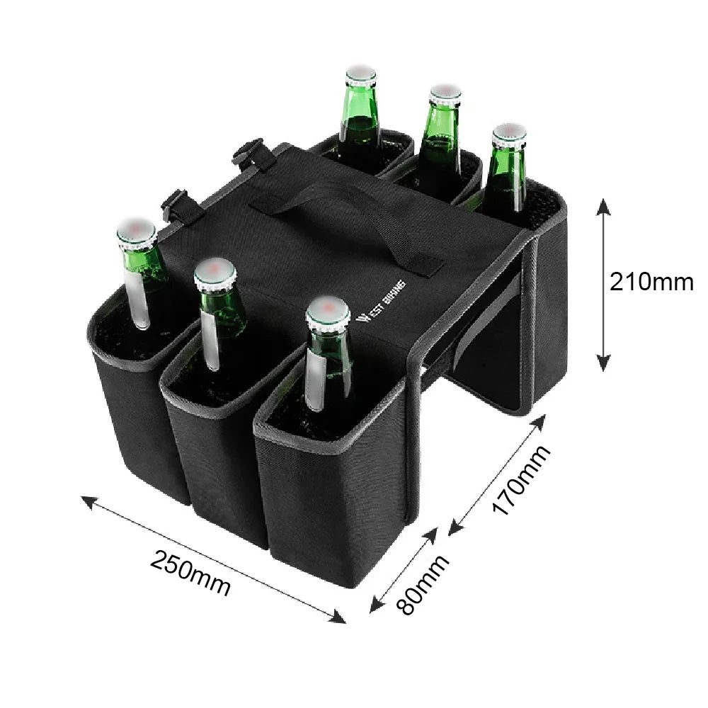 Rearseat Drink Bottle Bag Bike Water Bottle Holder Cycling Storage Bag Q211634