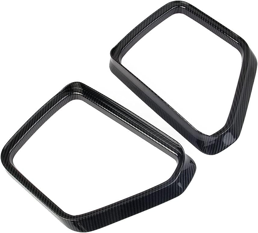 Carbon Fiber Side Door Mirror Visor Molding Trim Accessories H9105