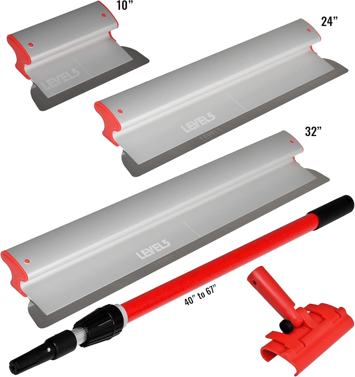 10 Blade + 40-67 Extension Handle Drywall Knife U4497