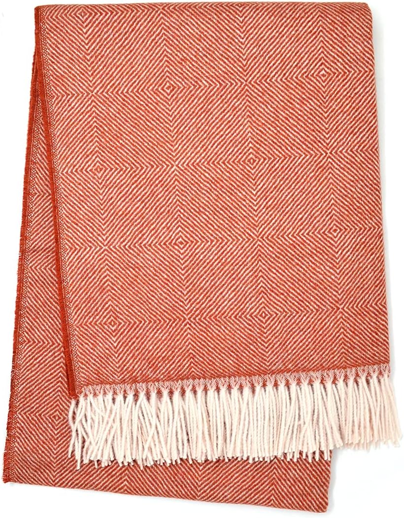 100% Pure Baby Alpaca Wool Throw Blanket B299501