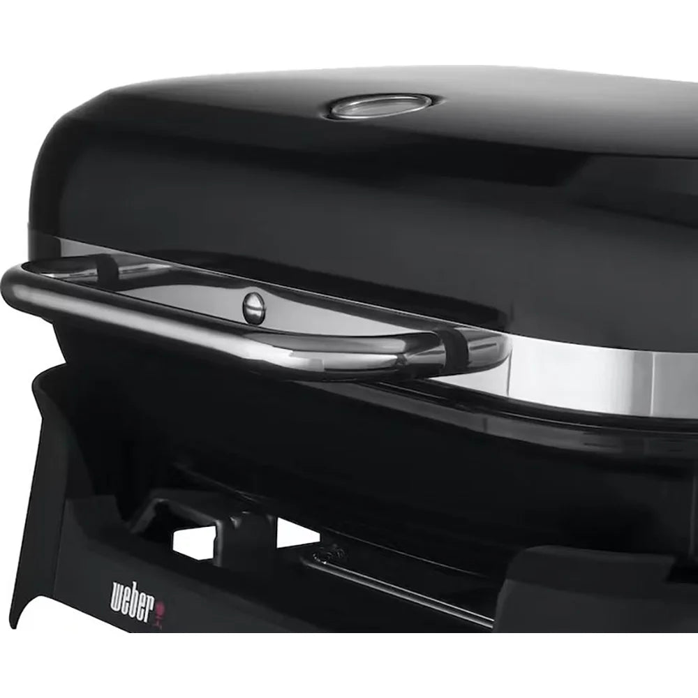 Open Box Weber Lumin Compact Indoor Outdoor Electric Grill, Black Y268594