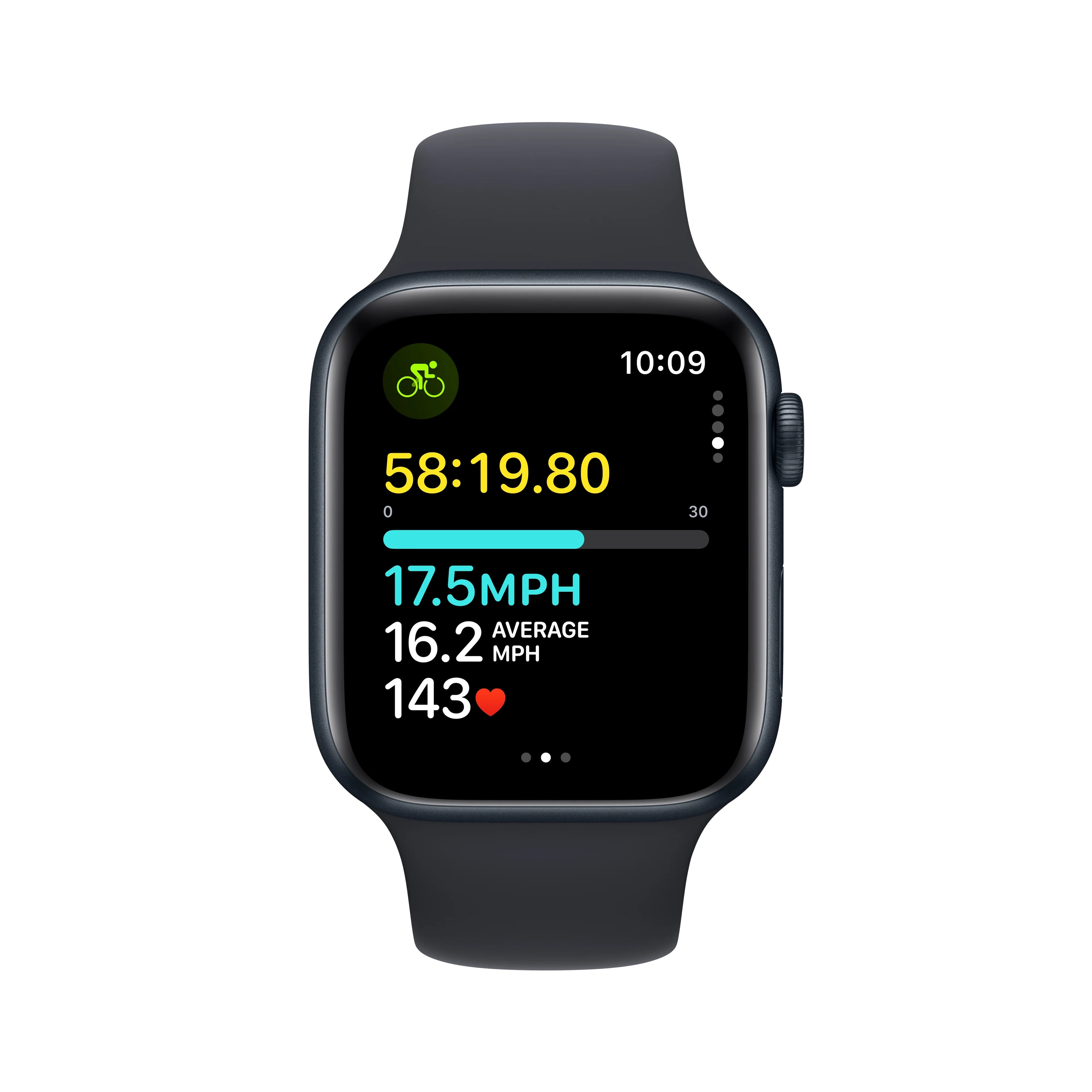 Midnight Aluminum Case Apple Watch SE GPS 44mm with Midnight Sport Band C782546