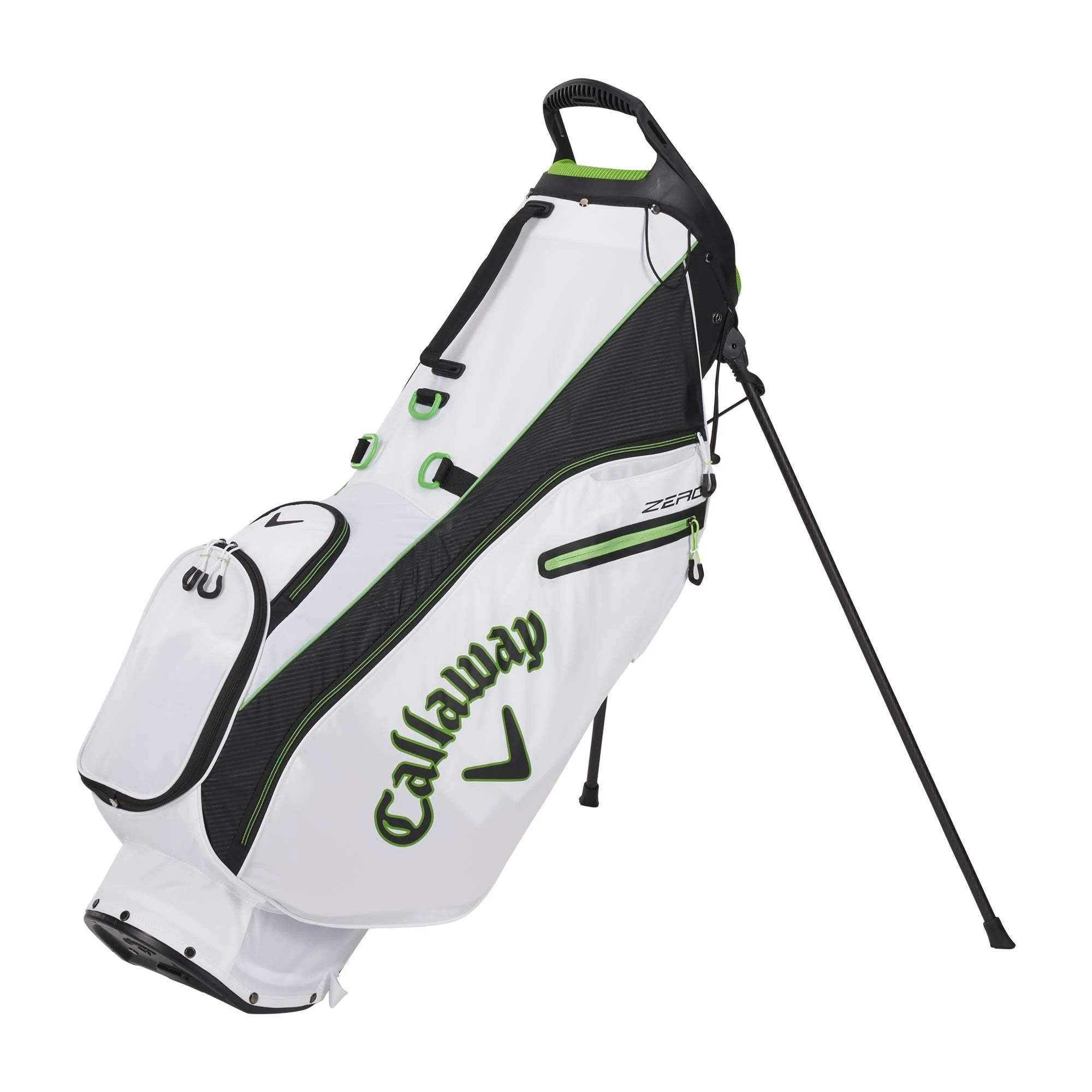 White/Black/Green Golf Stand Bag I4390
