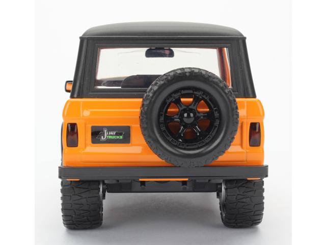 1973 Ford Bronco Orange 1/24 Diecast Model Car W19026