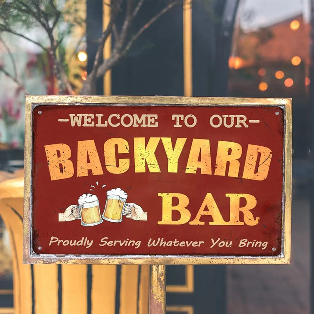 Metal Sign 8x12 Inch H2715