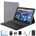 Gray 10.1 inch 128GB Tablet with Keyboard V538