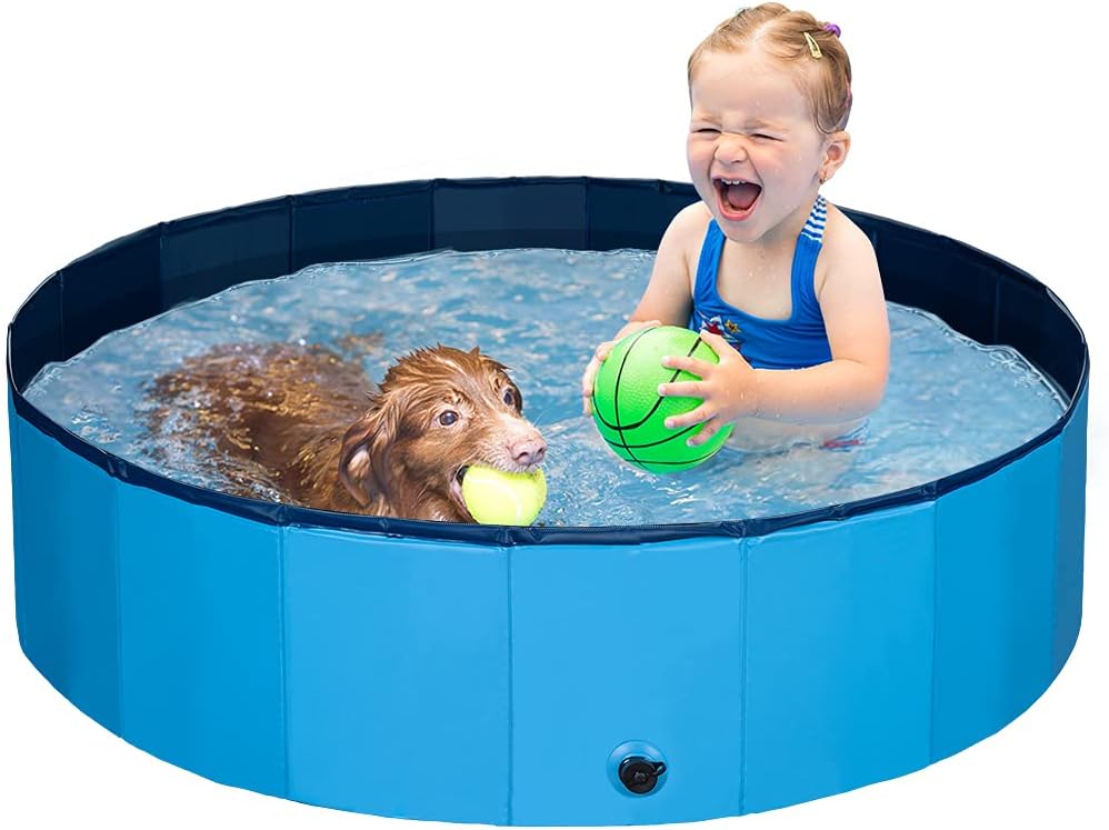 Foldable Dog Pet Swimming Pool of Hard PVC Plastic F96260