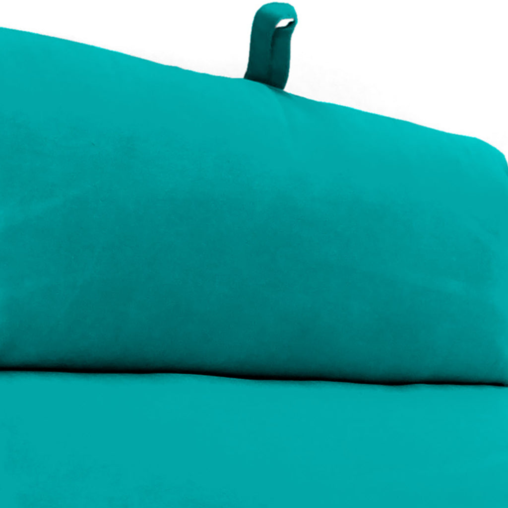 Sunbrella Canvas Outdoor Chaise Lounge Cushion with Ties F868