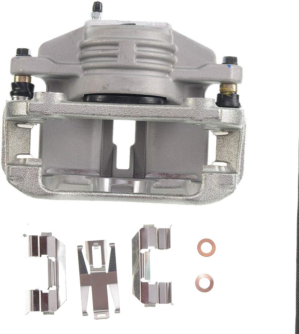 Disc Brake Caliper Assembly with Bracket Front Left Driver Side Pack of 2 X108