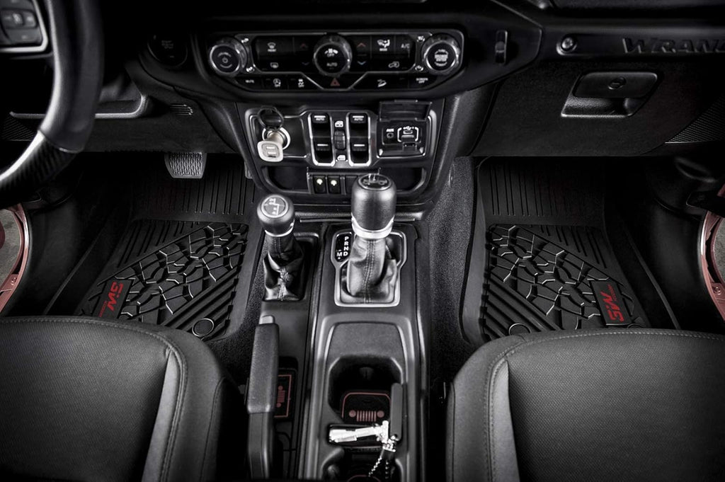 TPE Floor Liner for Jeep Wrangler 4XE 4 Door Black C3719