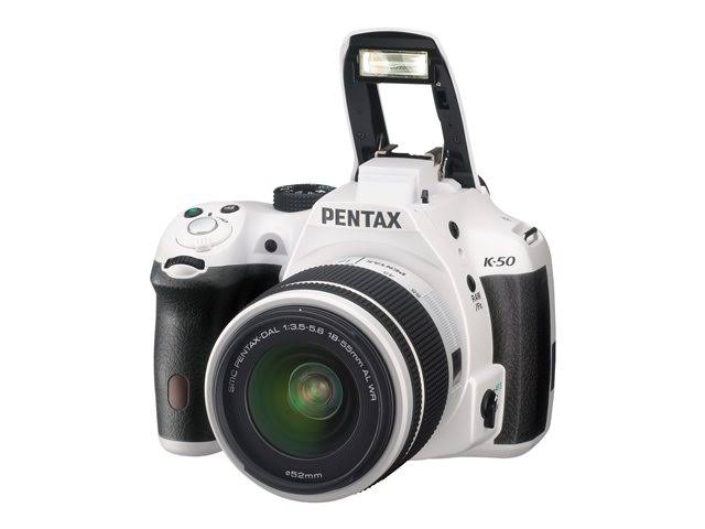 White 16.3 MP Digital SLR Camera with 18-55mm and 50-200mm Lenses R831