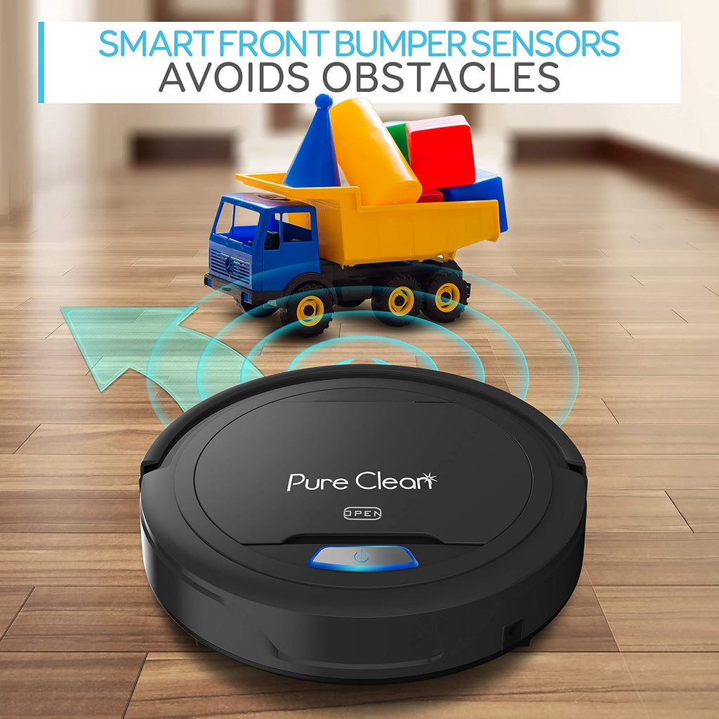 Black Robot Vacuum Cleaner V417
